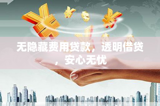 宁国无隐藏费用贷款，透明借贷，安心无忧