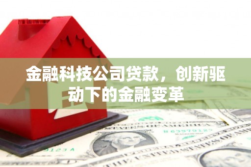 宁国金融科技公司贷款，创新驱动下的金融变革