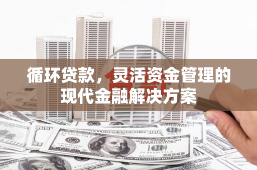 宁国循环贷款，灵活资金管理的现代金融解决方案