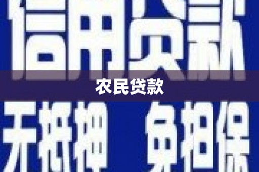 宁国农民贷款