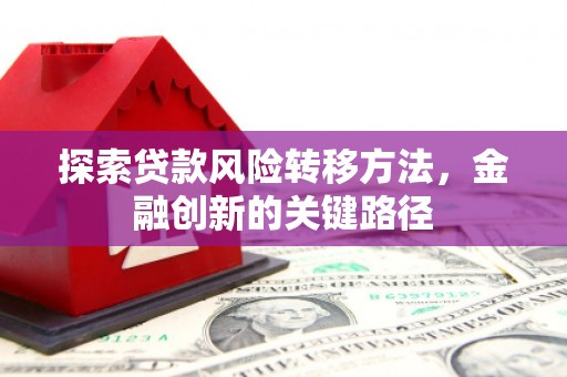 宁国探索贷款风险转移方法，金融创新的关键路径