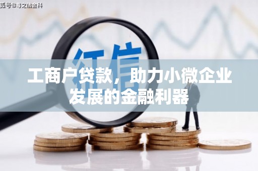 宁国工商户贷款，助力小微企业发展的金融利器