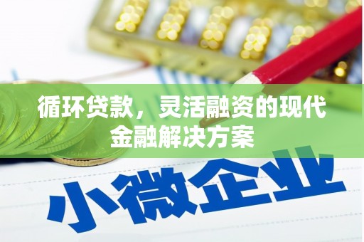 宁国循环贷款，灵活融资的现代金融解决方案