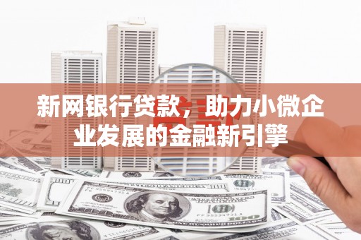 宁国新网银行贷款，助力小微企业发展的金融新引擎