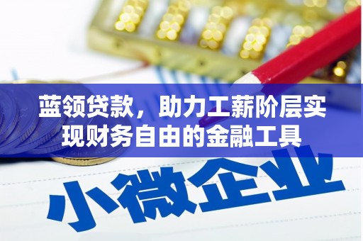 宁国蓝领贷款，助力工薪阶层实现财务自由的金融工具