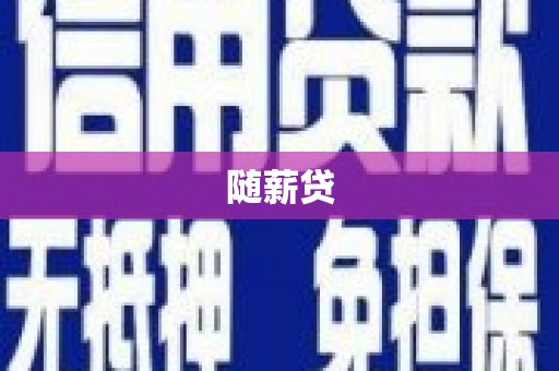 宁国随薪贷