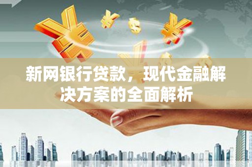 宁国新网银行贷款，现代金融解决方案的全面解析