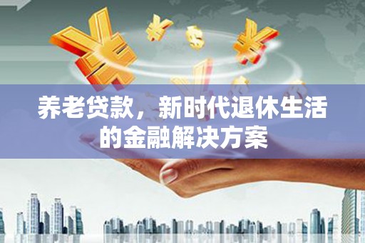 宁国养老贷款，新时代退休生活的金融解决方案